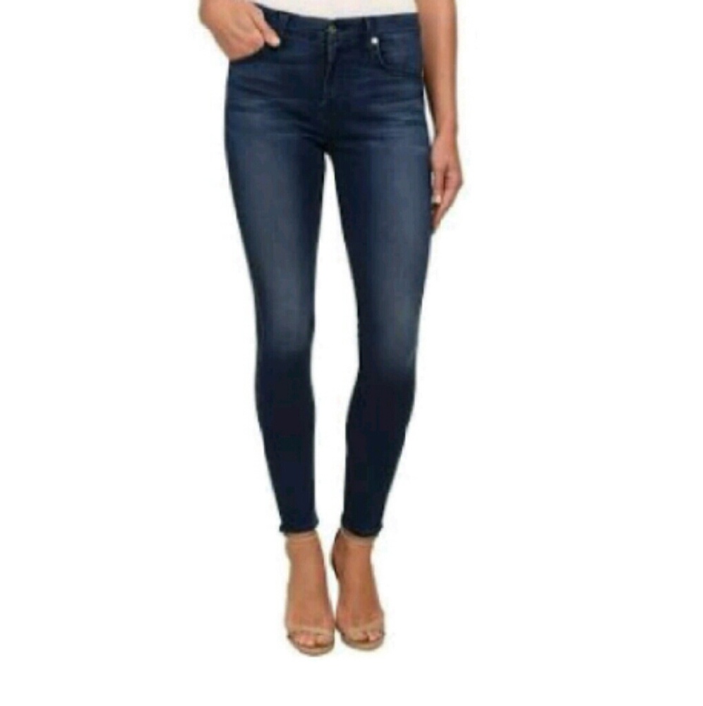 SEVEN FOR ALL MAN KIND  midrise ankle skinny jeans